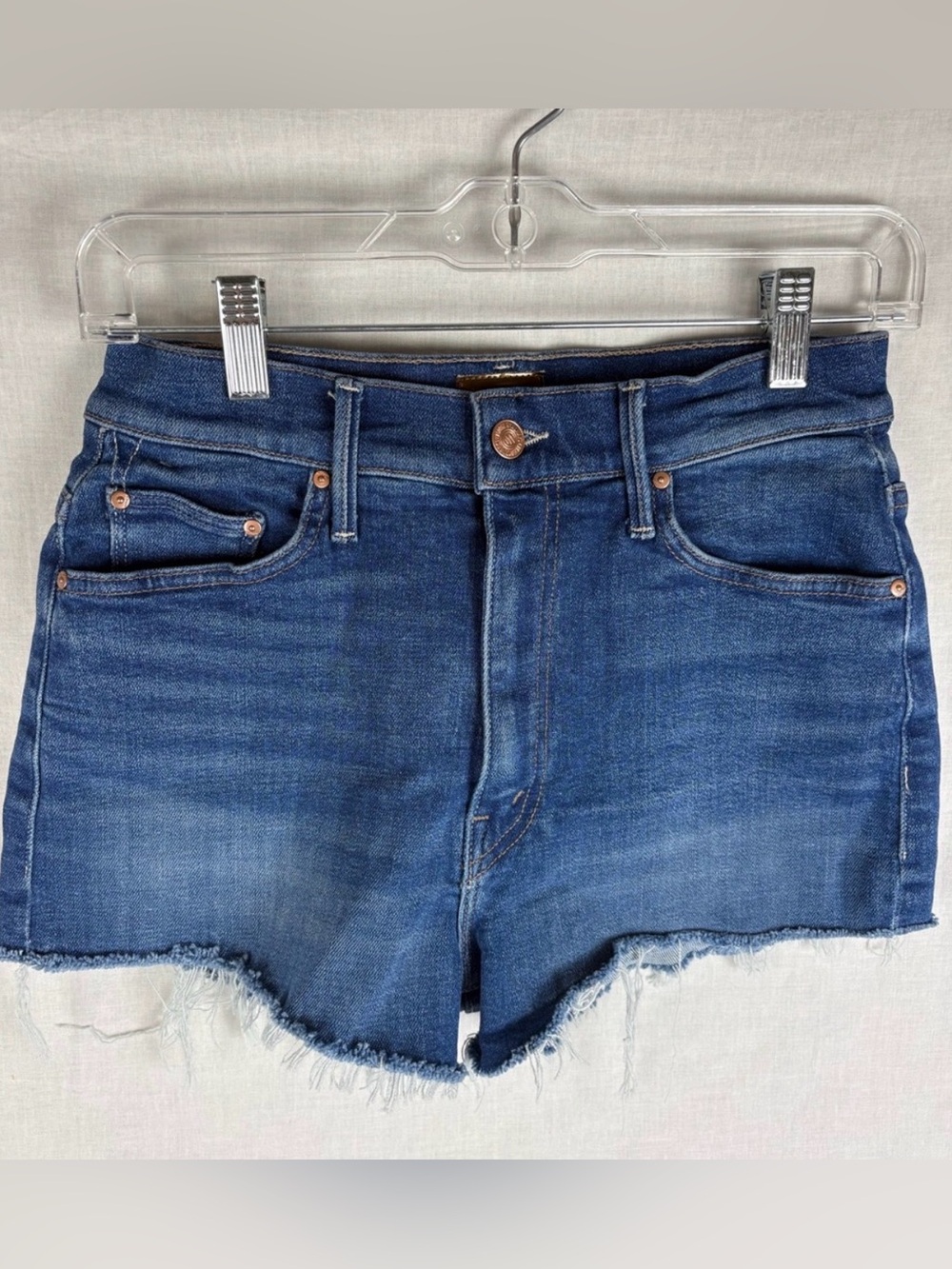 Mother The Easy Does It Denim Shorts Size 28